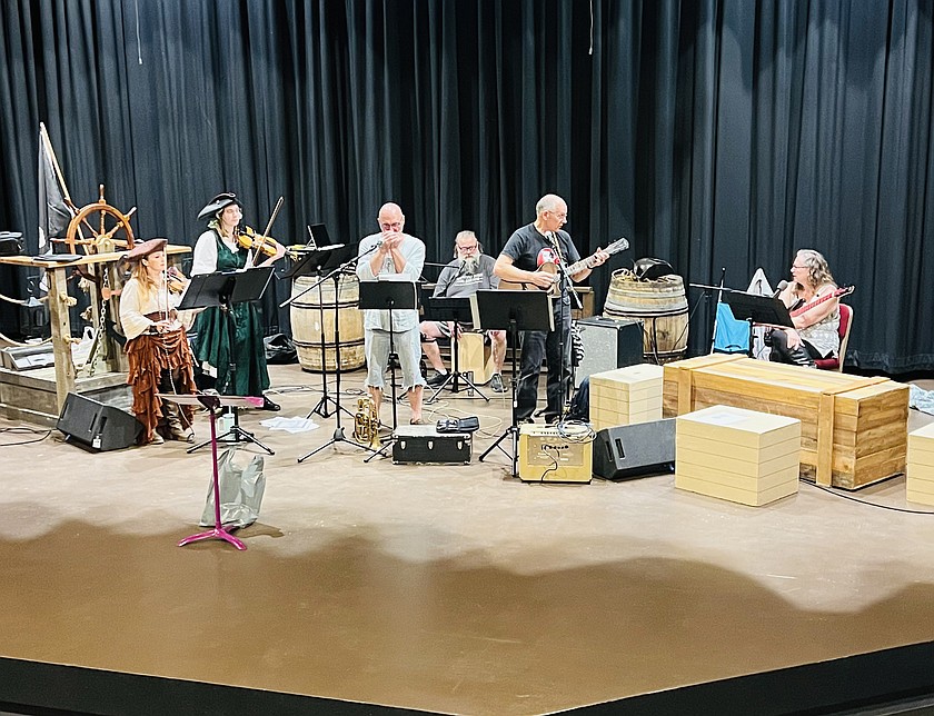 Masquers Theater members perform at a past Gala, which had a pirate theme. This year’s theme is “’80s Prom Night,” and it takes place Aug. 29.