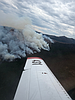 Lightning-sparked wildfires burn in area