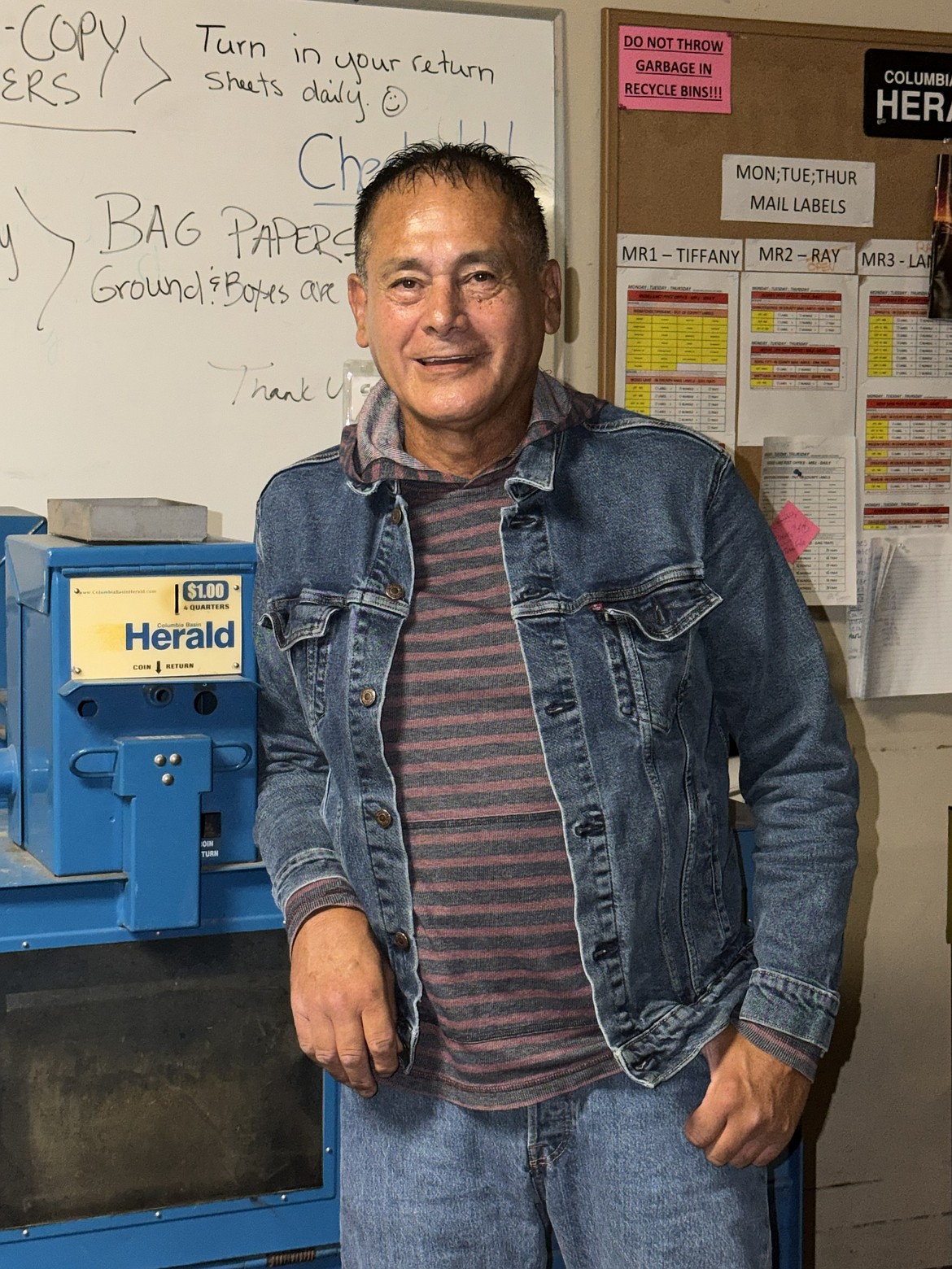 Columbia Basin Herald Carrier Jessie Menchaca has been delivering papers in Moses Lake for nearly 21 years. He said the customers are his favorite part of the job. He said many of them wait for him in the mornings to have a conversation with him as he delivers their paper.