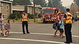 Ring the bell: Fire department helps with first day of school