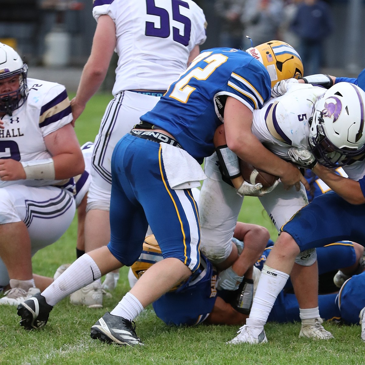 Blue Hawks fight a good fight, KO the Trojans