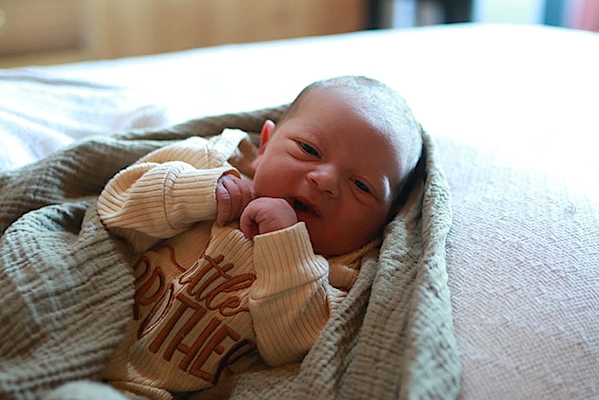 Birth announcement: Nathaniel Myles Schlabach