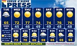 North Idaho 14-day weather forecast