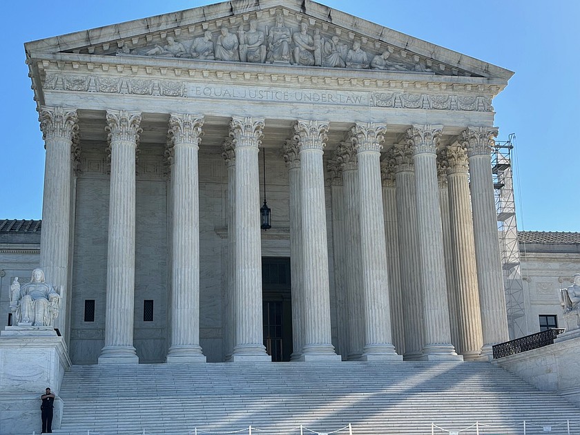 The U.S. Supreme Court yesterday upheld a lower court blocking restrictions on voting by mail that could have adversely affected Washington.