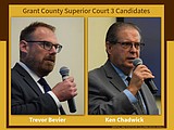 In Grant County Judge debate, Bevier, Chadwick place emphasis on experience and constitutional interpretation