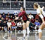 KYLE DISHAW PHOTOGRAPHY Taylin Everingham, a freshman libero …