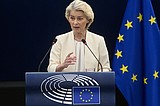 EU chief sets out her vision for Europe's future in a key speech watched by Canada's Mark Carney