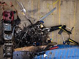 Driver arrested in bus collision that happened before news helicopter crash in LA