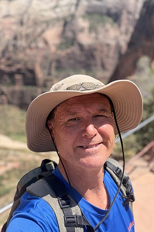 This July 2026 photo provided by the Smith family shows Timothy Smith during a family trip to Zion National Park in Utah. (Smith Family via AP)