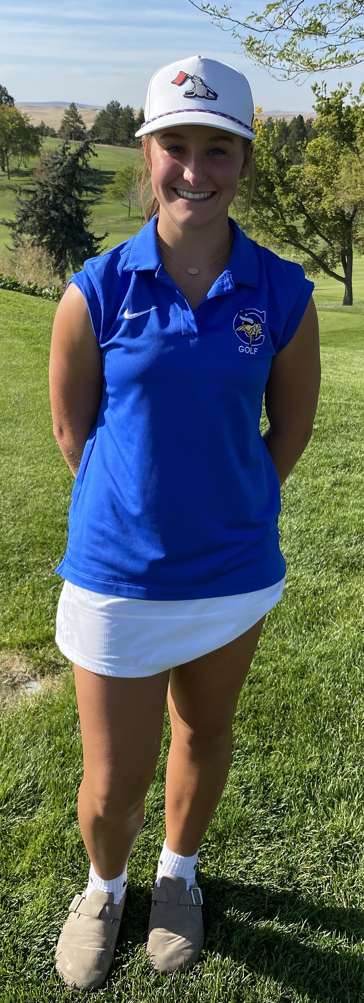 Courtesy photo
Coeur d'Alene sophomore Emily Stillert was girls medalist at the Moscow Invitational on Monday at the Vandal Golf Course.