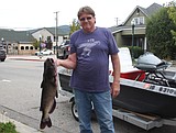 Round Lake catfish makes a splash