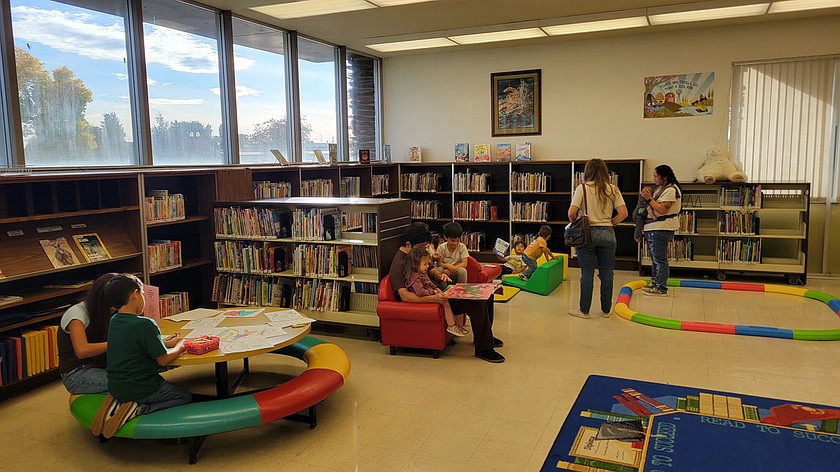 The Early Learners Literacy at the Moses Lake Library connected growing families with helpful information and resources.