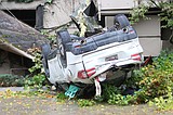 No serious injuries after car drives off Resort parking garage