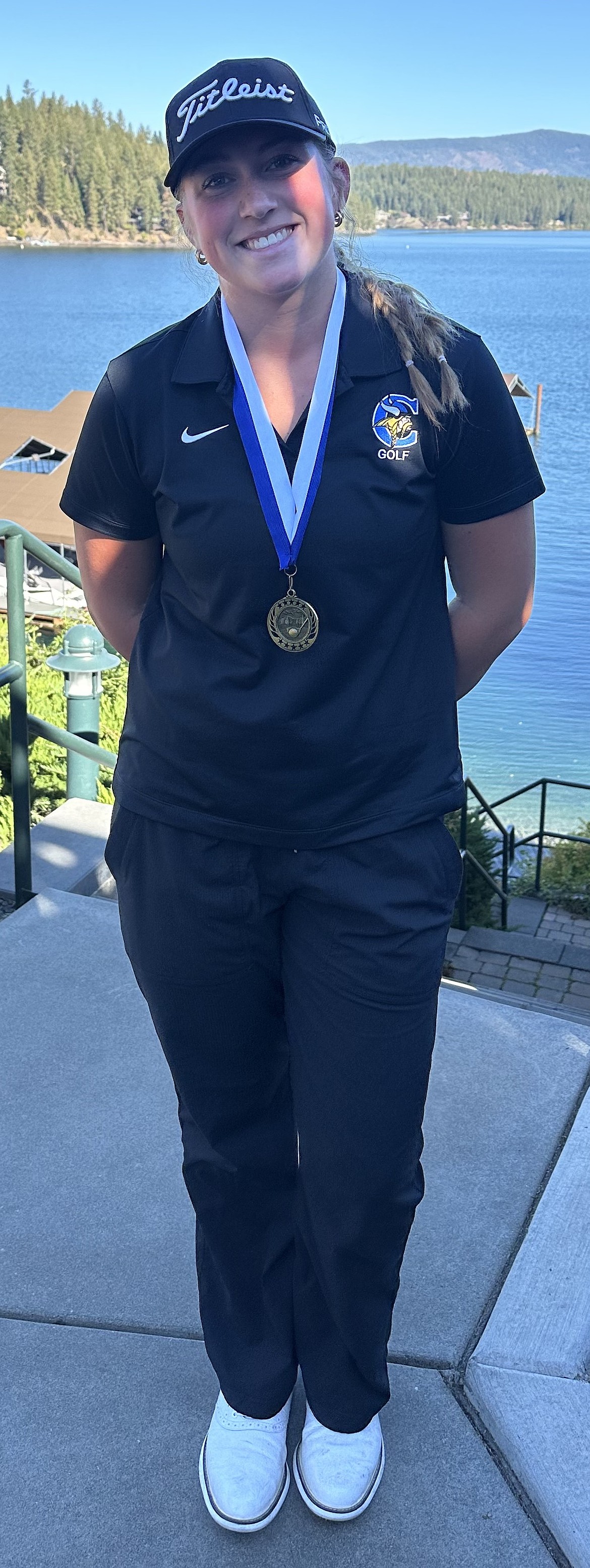 Courtesy photo
Coeur d'Alene junior Ella Wilson shot a 3-over-par 75 and earned medalist honors Monday at the Susan Mitchell Invitational at Hayden Lake Country Club.
