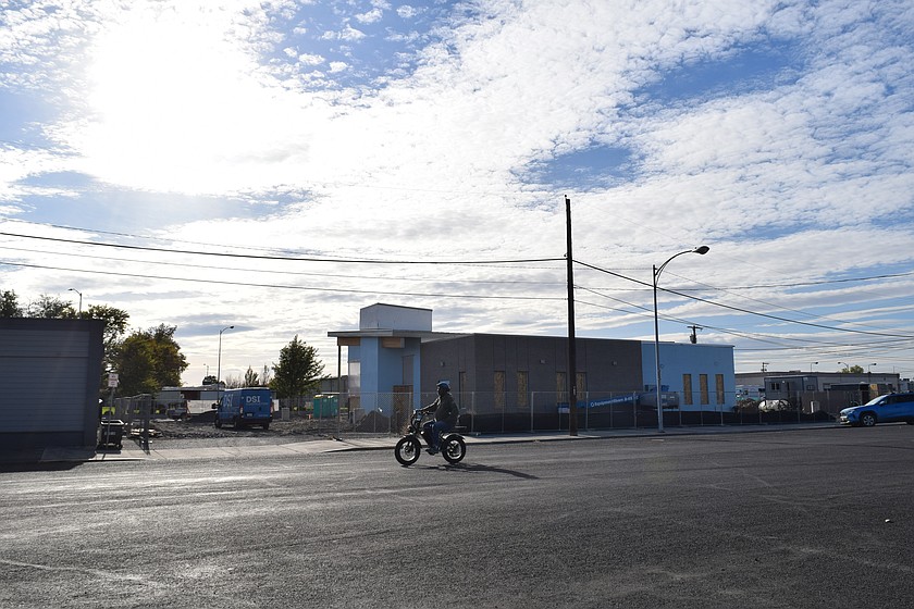 A section of North Elder Street will be closed next week while crews install utility upgrades as part of the construction of the Numerica Credit Union branch.