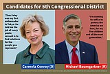 Baumgartner, Conroy outline their top 5th Congressional District issues