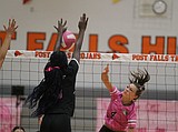 PREP VOLLEYBALL: Post Falls wins at Volleyball 4 the Cure