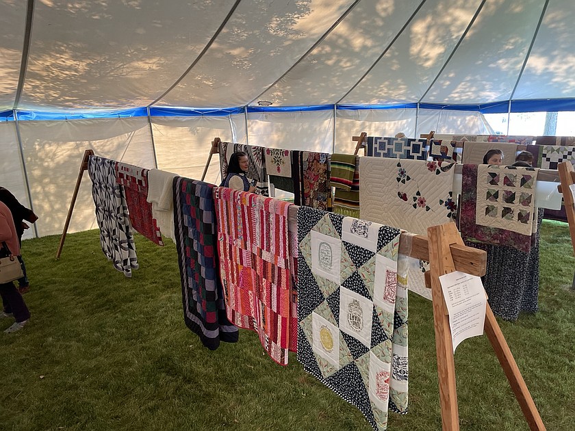 The Mennonite Country Auction will feature handmade quilts, crafts, food and music Saturday starting at 10 a.m.