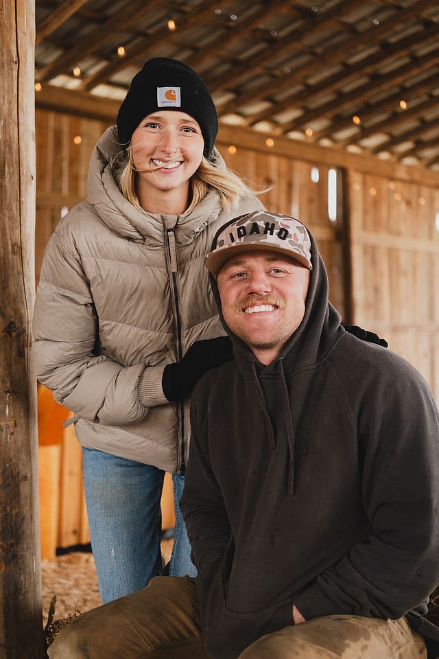 Barn at Morter Farm owners Carson and Madison Morter