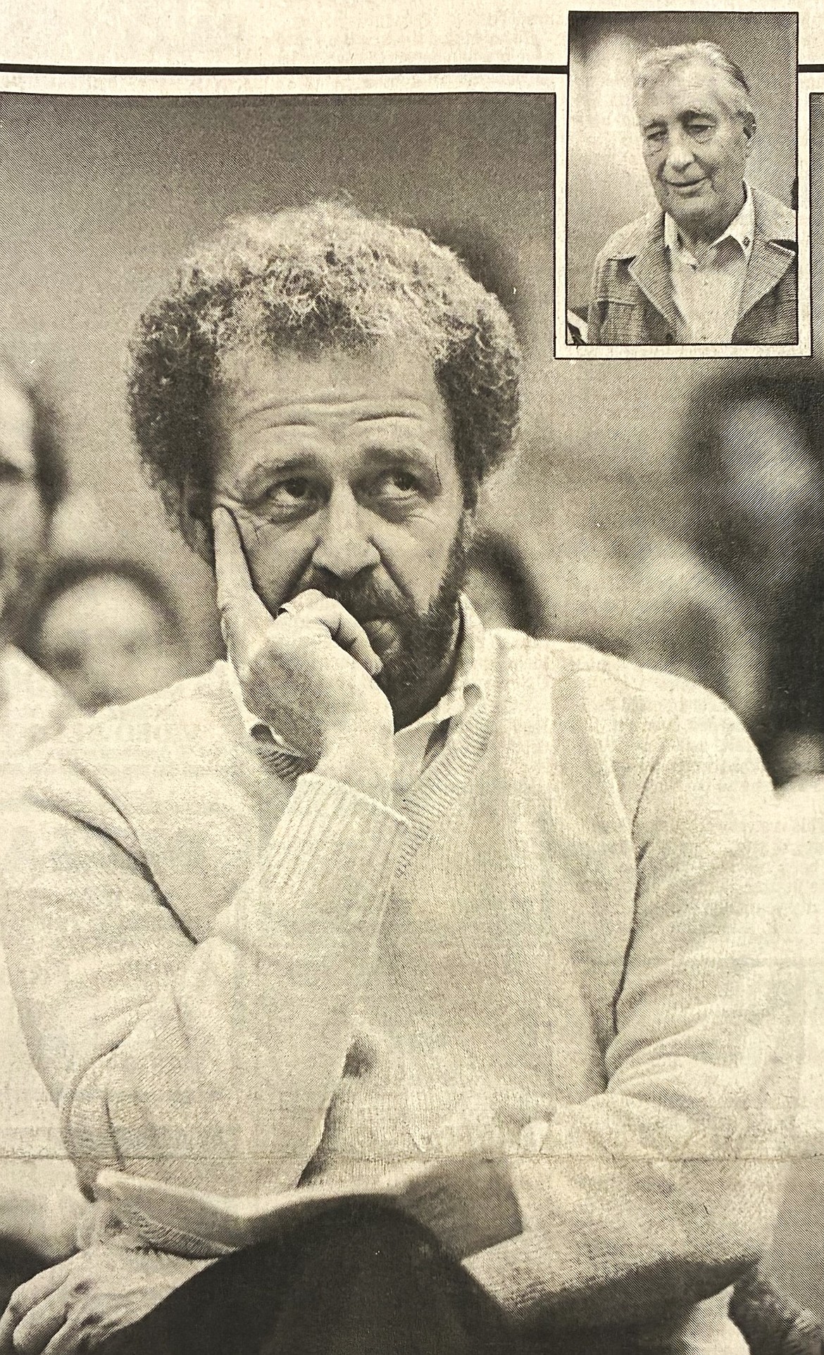 In September 1986, Bill Wassmuth had plenty on his mind at a community rally for him after his home was bombed by criminals tied to the Aryan Nations. Richard Butler (inset), leader of the Aryan Nations, attended the rally, too.