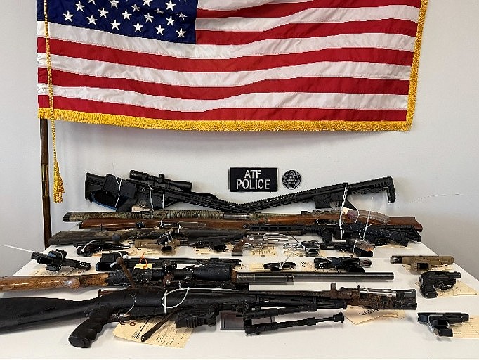 Operation 11th Hour resulted in 42 defendants, 54 federal search warrants and 37 state search warrants, as well as the seizure of 25 firearms, nine vehicles, approximately 42 pounds of methamphetamine, more than 1,000 fentanyl pills, nearly 2 pounds of fentanyl powder and more than 2 pounds of cocaine, according to information from the Bureau of Alcohol, Tobacco, Firearms and Explosives.