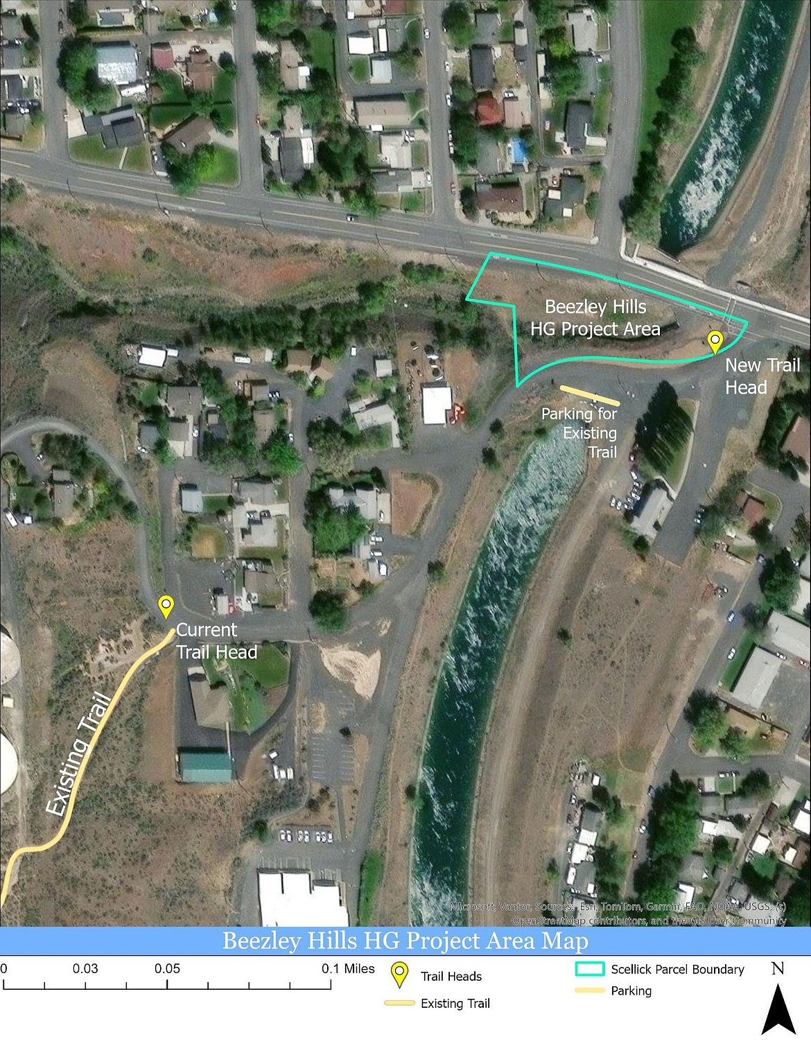 The location of the planned Community Heritage Garden in Ephrata.