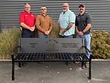 Memorial benches honor fallen firefighters