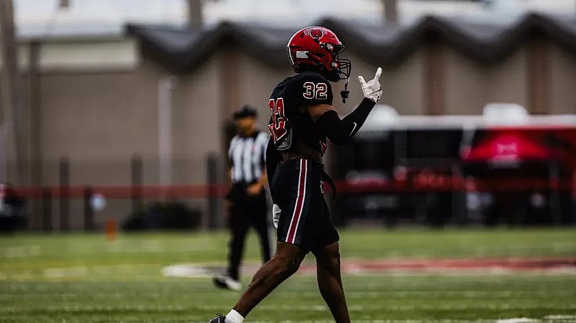 Wildcats senior Joseph Jefferson II makes his way across the field after making a stop in last week’s homecoming game against Midwestern State. CWU heads on the road this week to face Texas A&M.