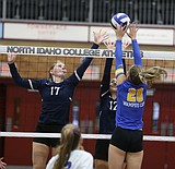 1A DISTRICT 1 VOLLEYBALL CHAMPIONSHIP: Coeur du Christ falls to Clark Fork, awaits play-in fate