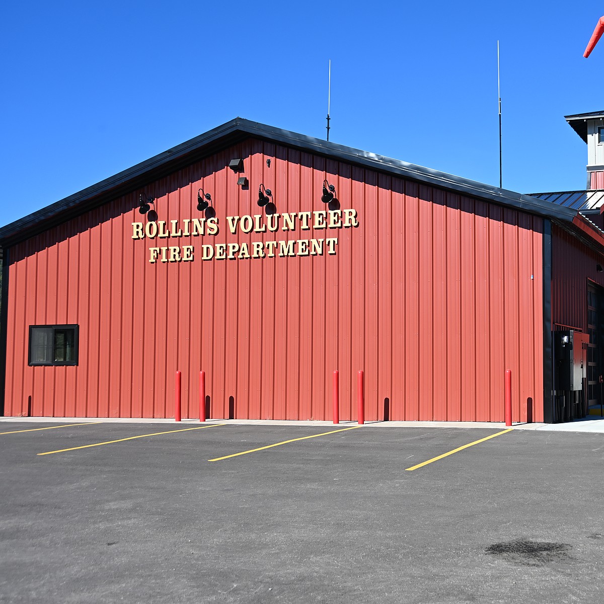 Property owners pool money build Rollins fire department's new station