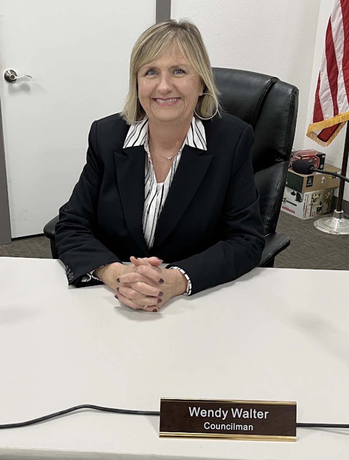 Wendy Walter during her time on the Spirit Lake City Council.