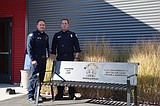 Bench dedicated at KCFR training center to fallen firefighter