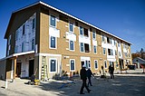 Samaritan House gives tour of reduced-cost apartments under construction
