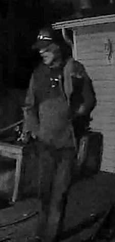the Spirit Lake Police Department is seeking help identifying this burglary suspect.