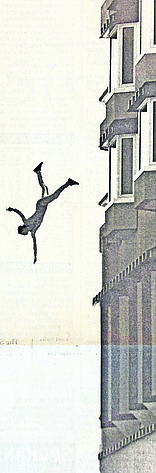 In 1991, stuntwoman Janet Lee Orcutt fell from an eighth-story room of the Coeur d’Alene Resort for the syndicated TV show “Stuntmasters.”