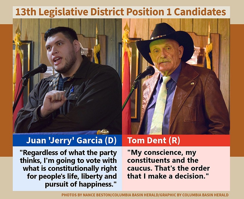 Dent, Garcia outline contrasting visions at forum