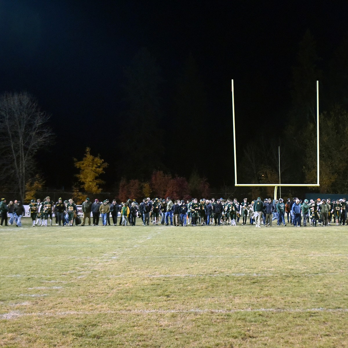 Photos: Senior night and a final walk across Memorial Field | Whitefish ...
