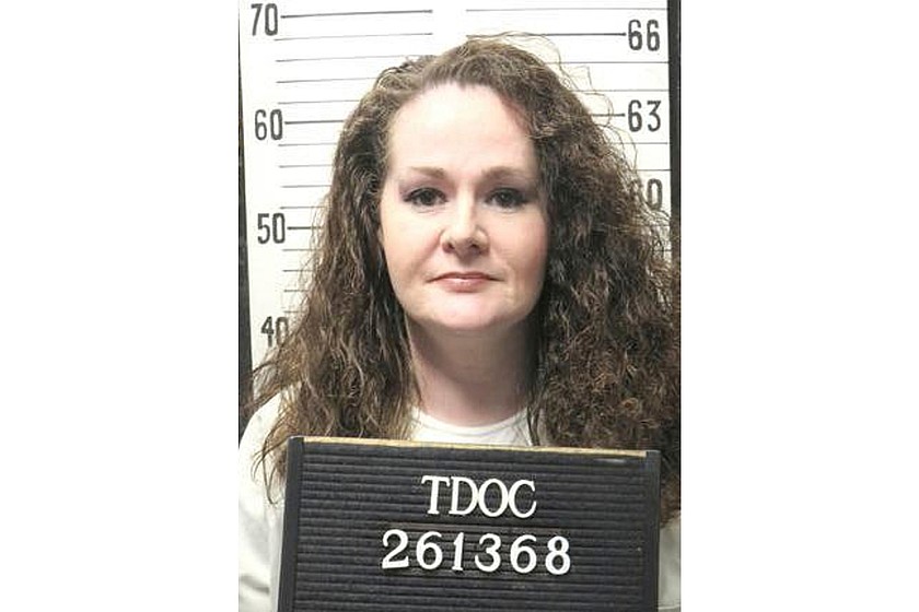 This photo provided by the Tennessee Department of Correction shows Christa Pike on Jan. 12, 2023. (TDOC via AP)