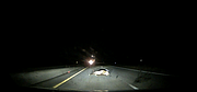 Dash cam footage of an elk strike on Interstate-90 near Mullan, Idaho